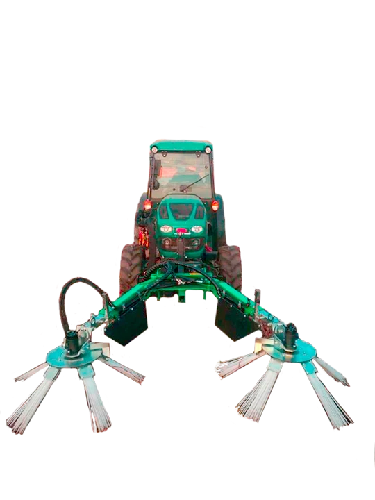 Windrower for prunings